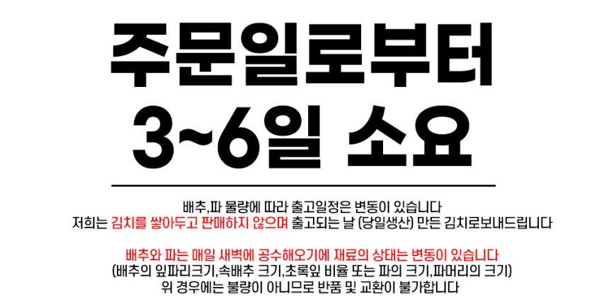 맛있게 매운 대전 선화동 실비 김치 3.5kg, 2개